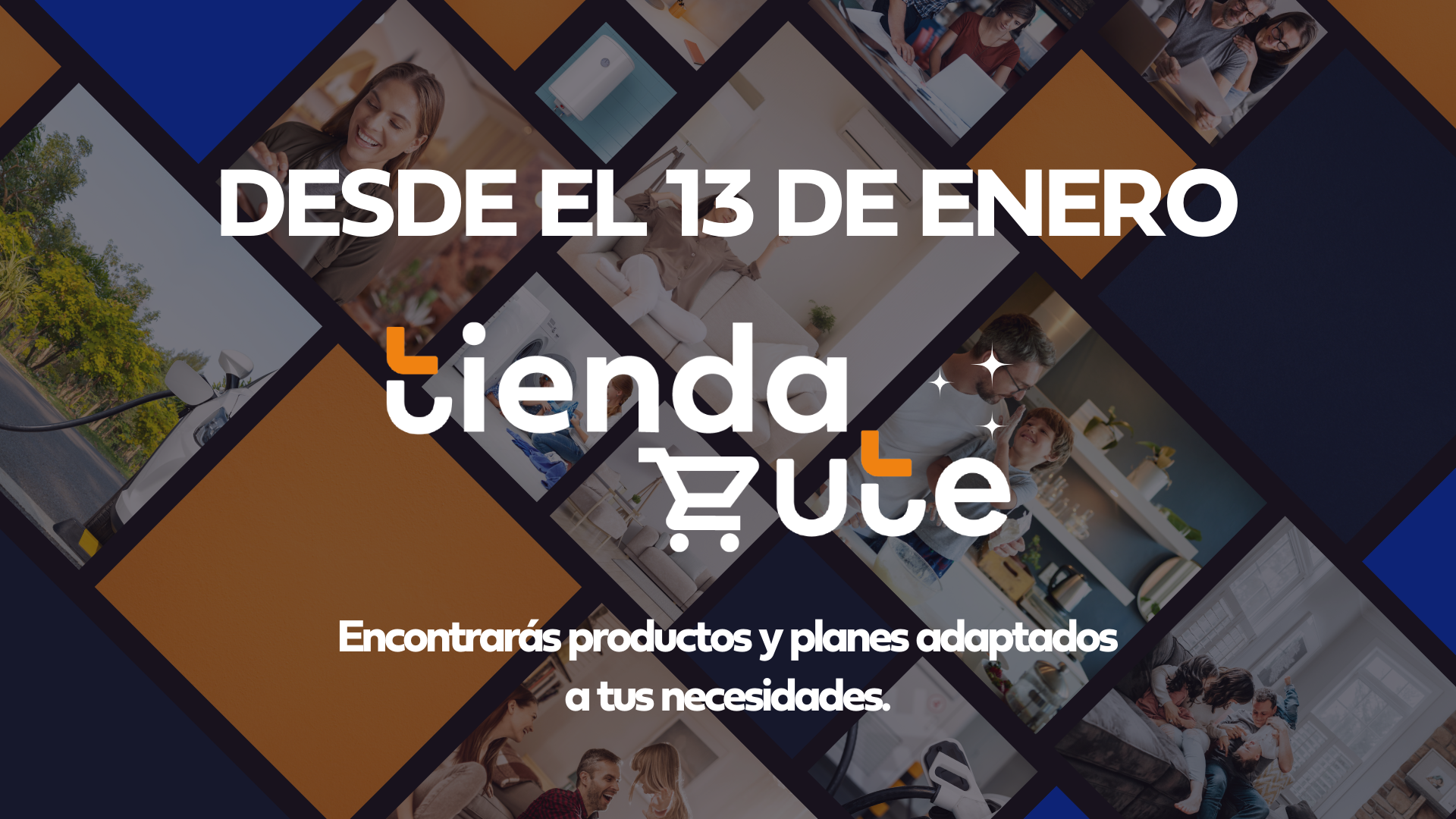 Texto en imagen: desde el 13 de enero Tienda UTE. 