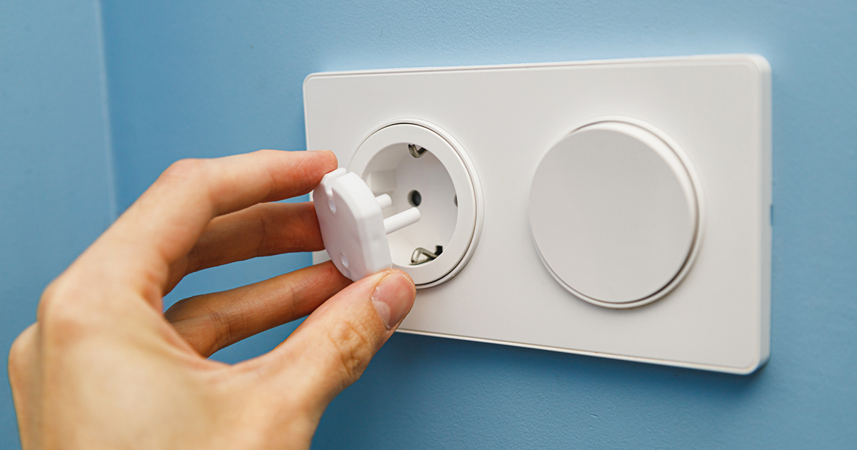 enchufe seguro para niños