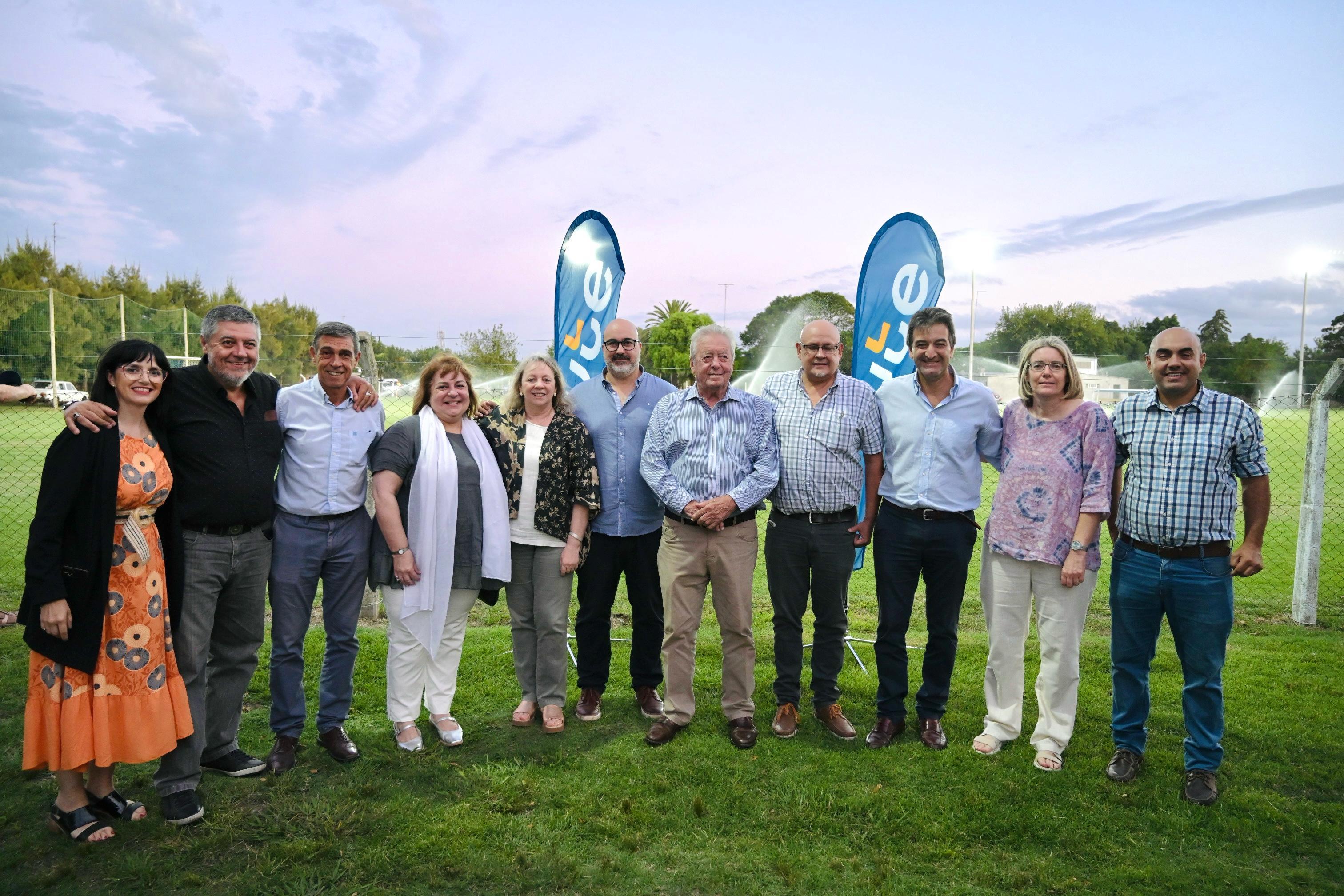 Inauguración de red lumínica eficiente en el Club Atlético Colonia Valdense