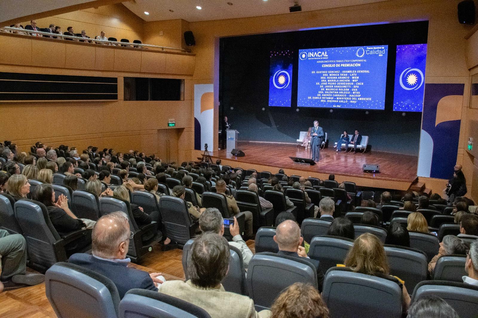 UTE nuevamente premiada por el Instituto Nacional de Calidad