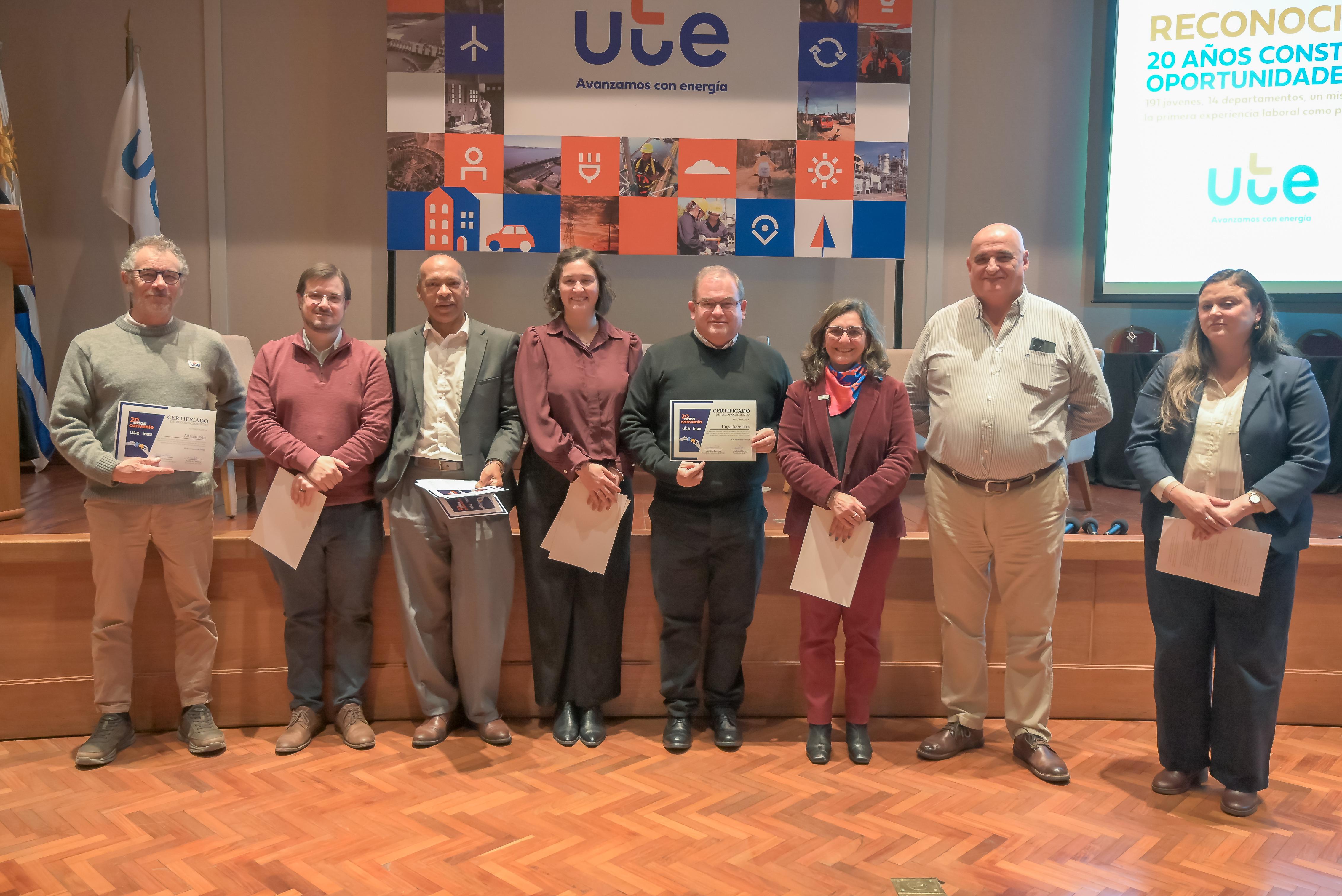 Nuevo convenio UTE-INAU
