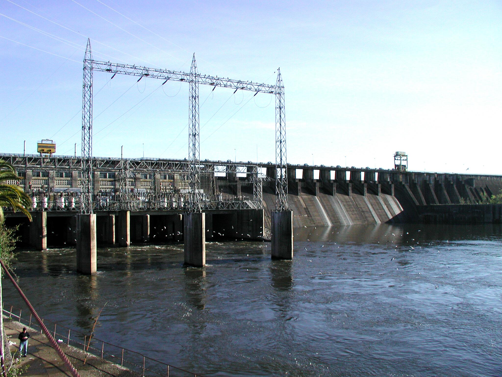 La represa de Rincón del Bonete hoy