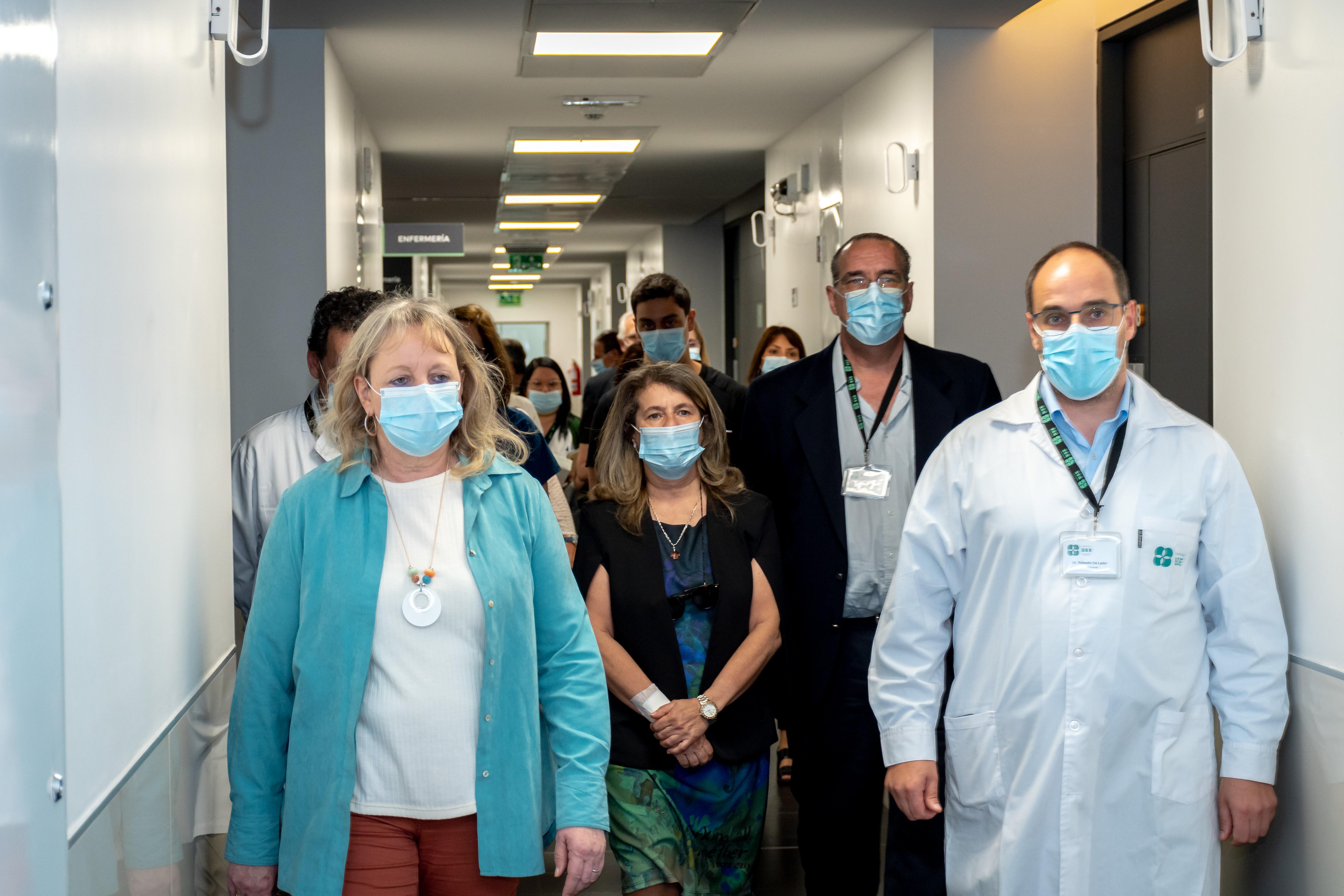 Visita al Hospital del Banco de Seguros del Estado