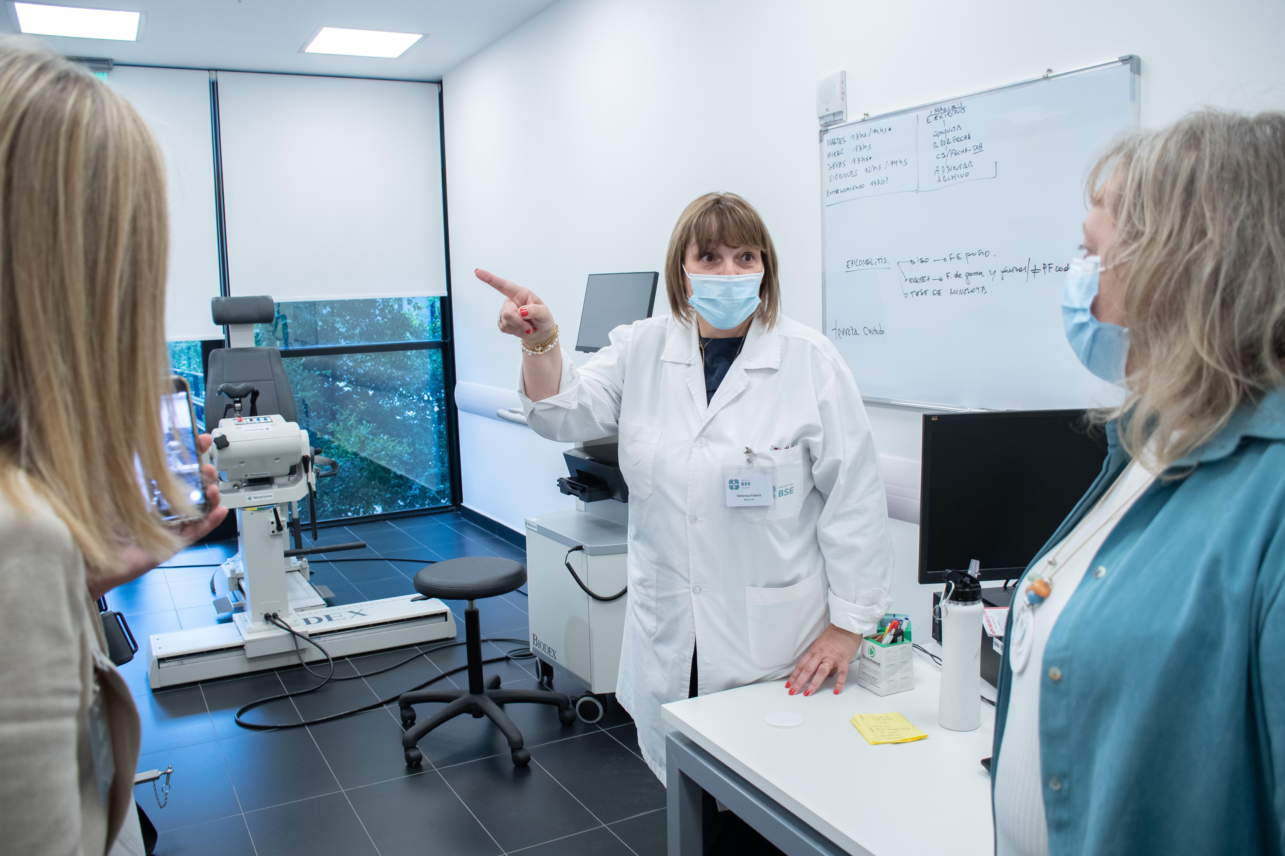 Visita al Hospital del Banco de Seguros del Estado