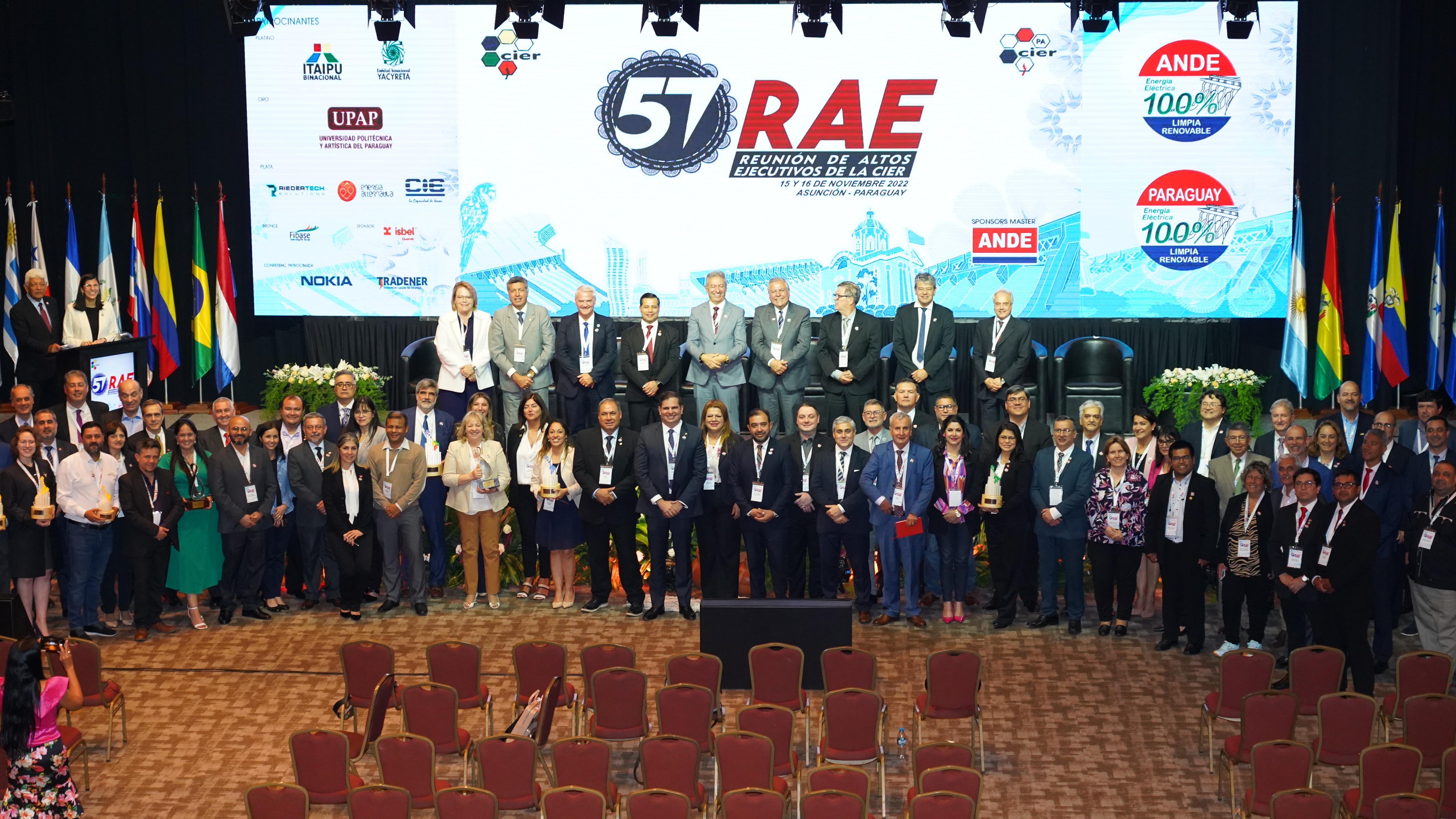 Entrega de Premios CIER - Reunión de Altos Ejecutivos 2022 (RAE)