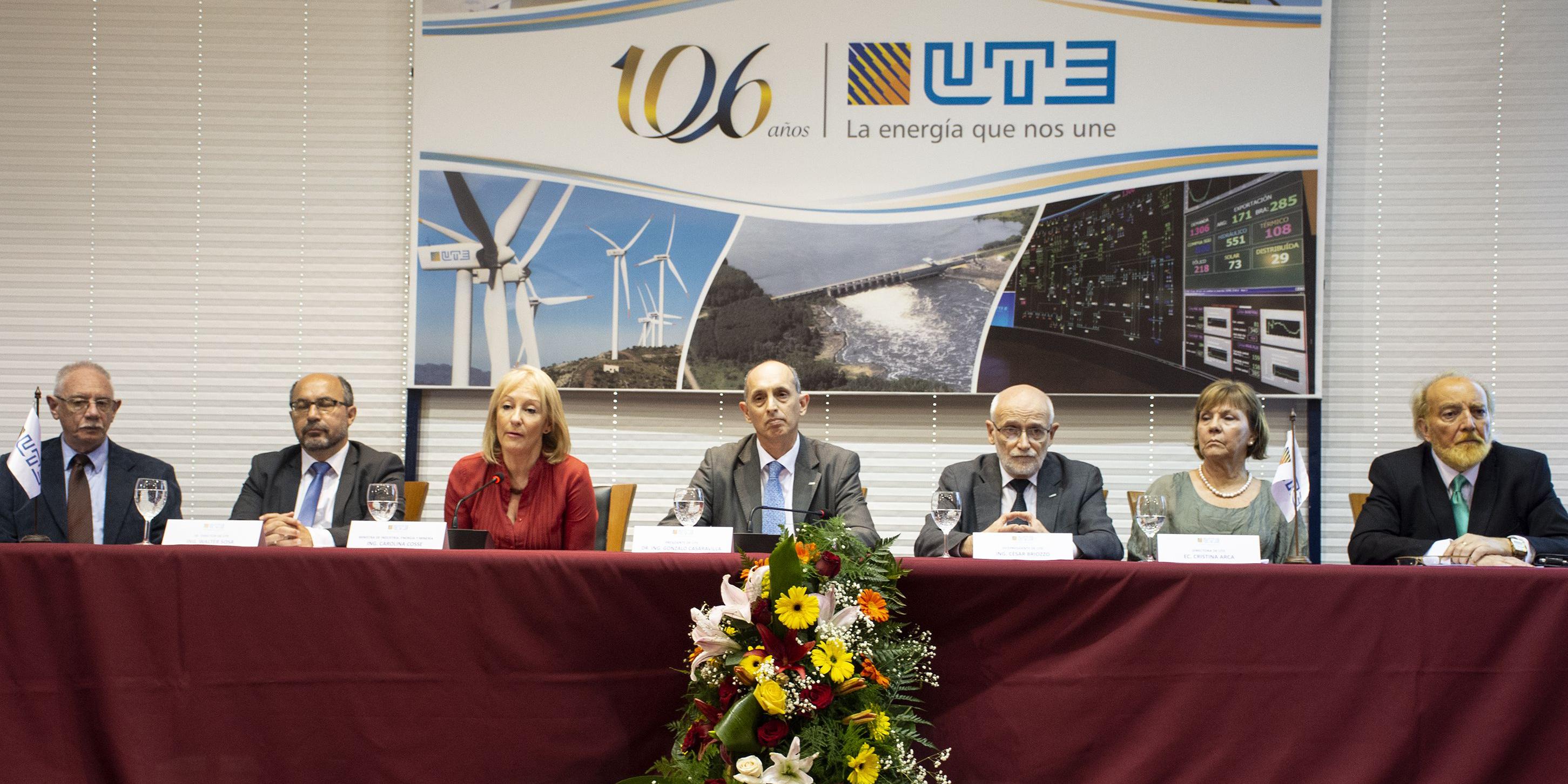 El directorio presidió el acto