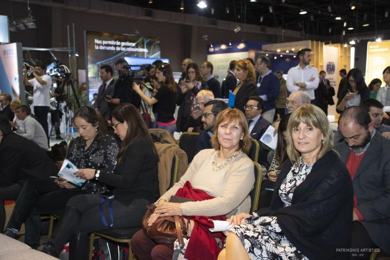 Directora de UTE Cristina Arca y Directora Nacional de Energía Olga Otegui