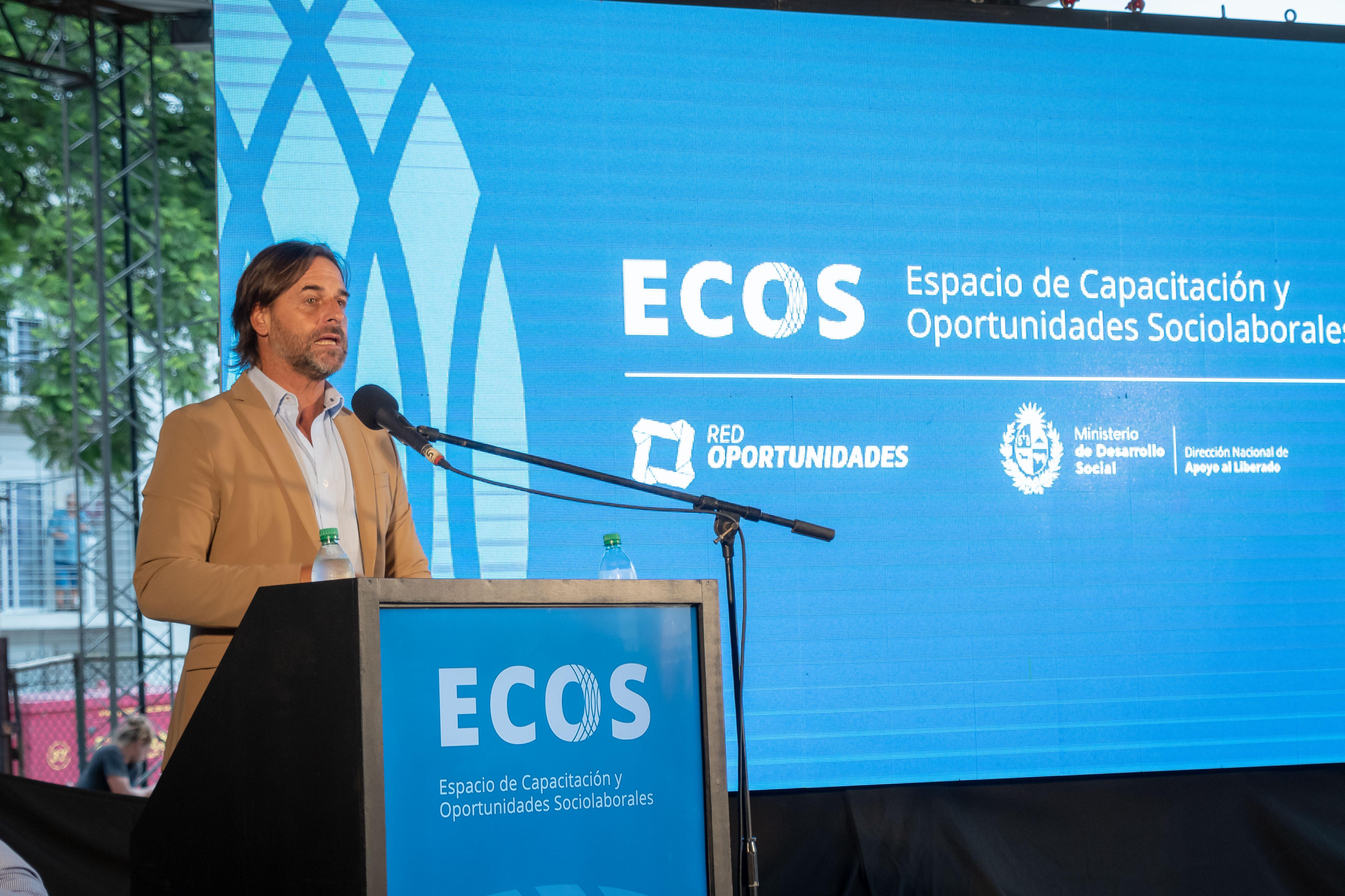 Inauguración de ECOS, Espacio de Capacitación y Oportunidades Sociolaborales