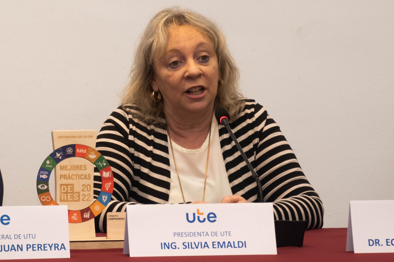 Presidenta Silvia Emaldi
