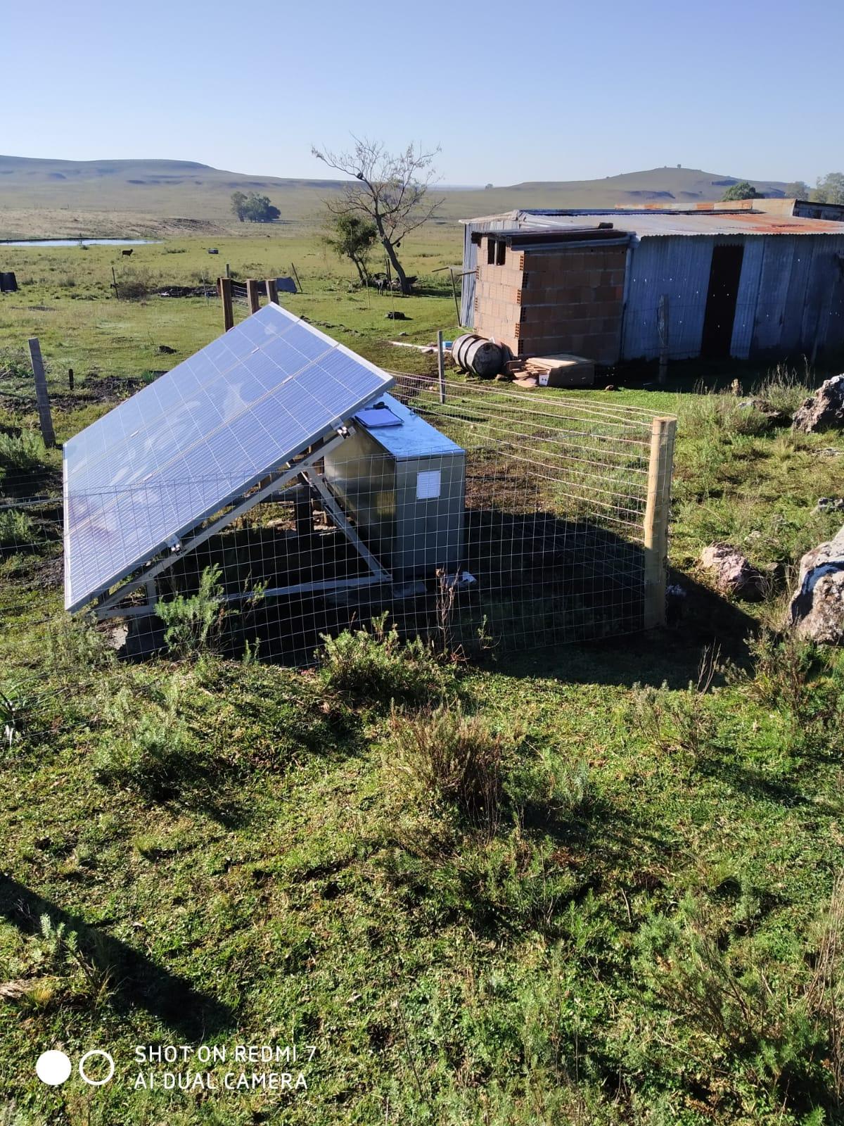 Los kits fotovoltaicos, ya instalados.