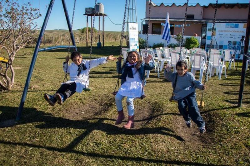 La escuela reciba a niños del lugar y de los alrededores