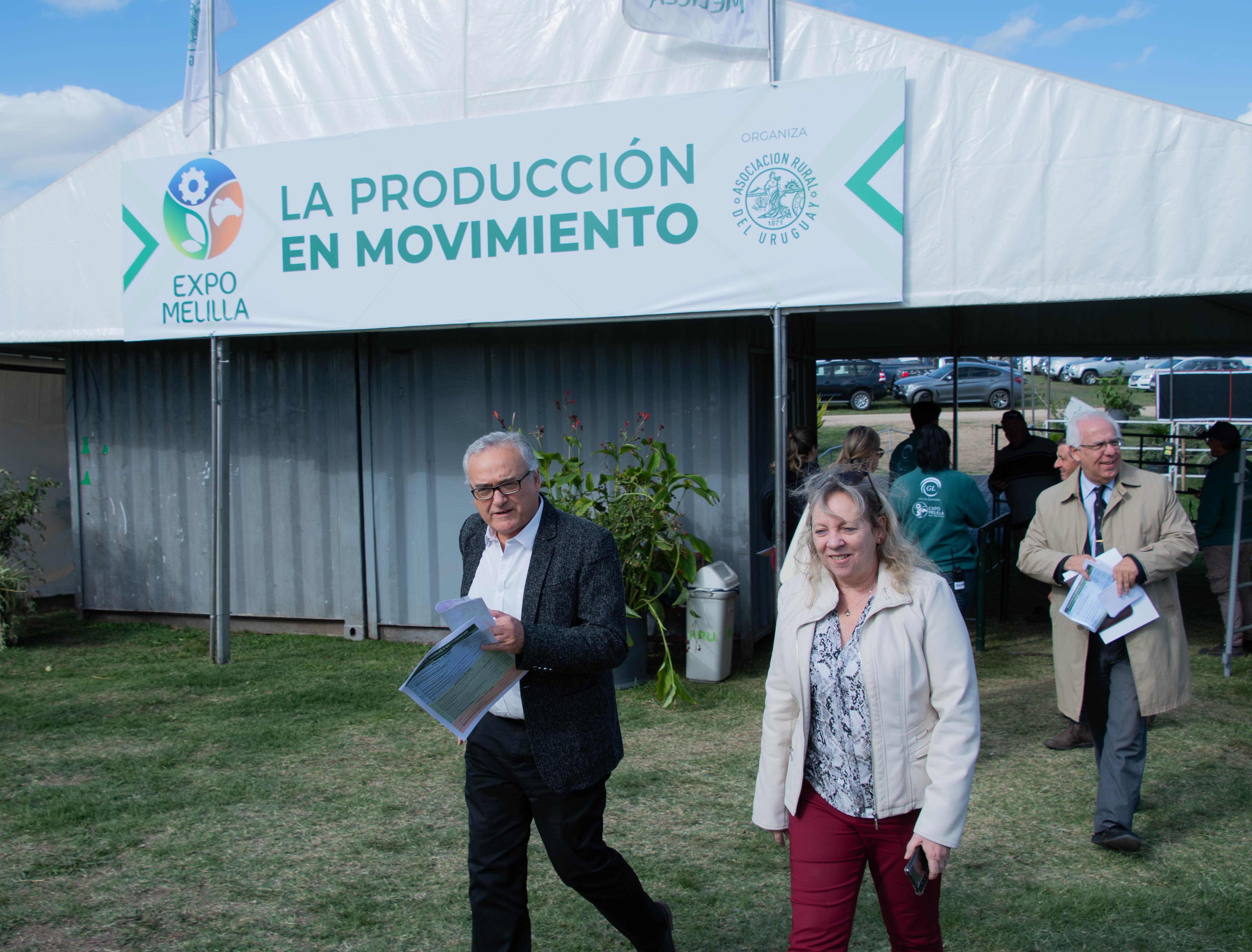 Silvia Emaldi y José Caram en la Expo Melilla 2023