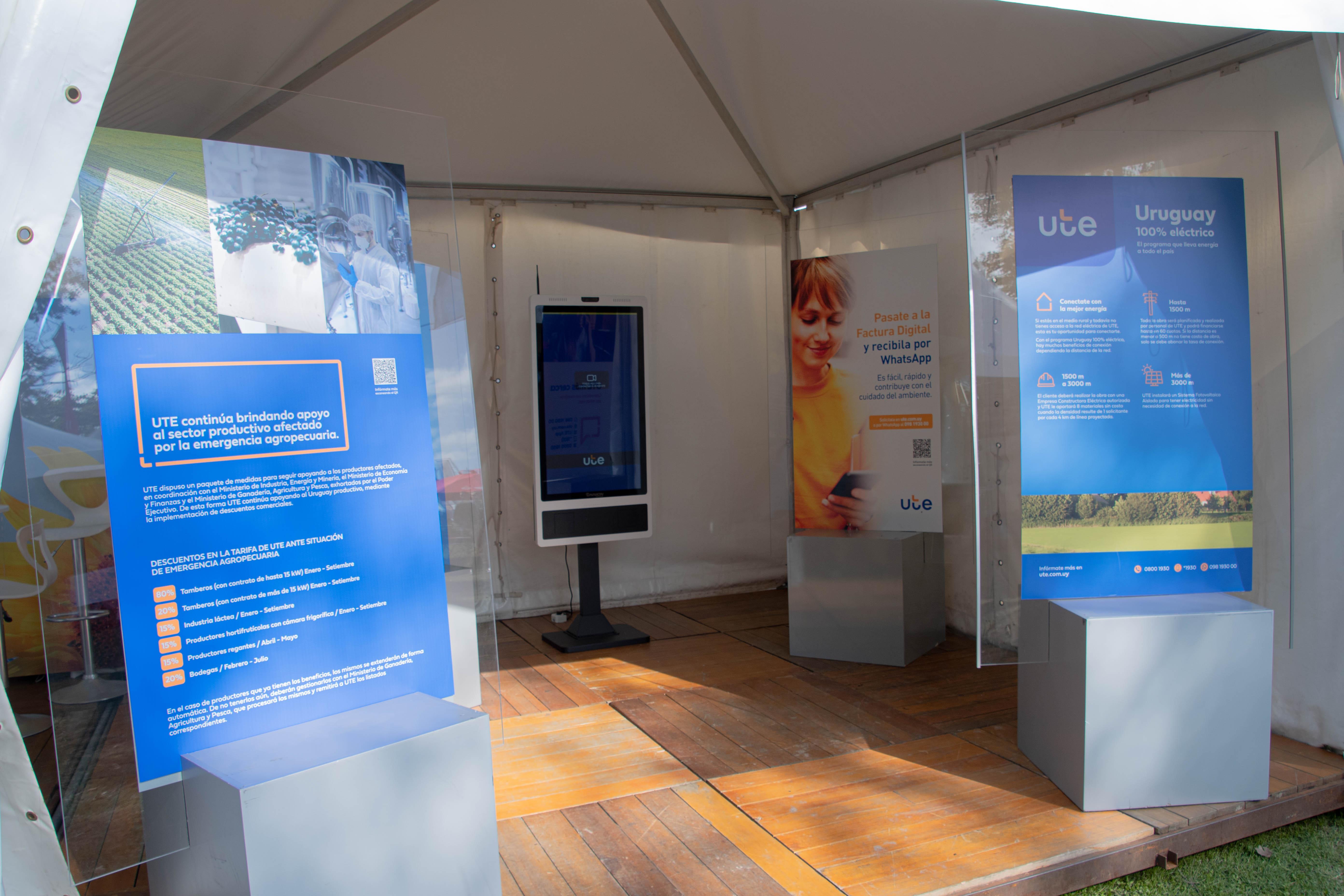 Stand institucional de UTE