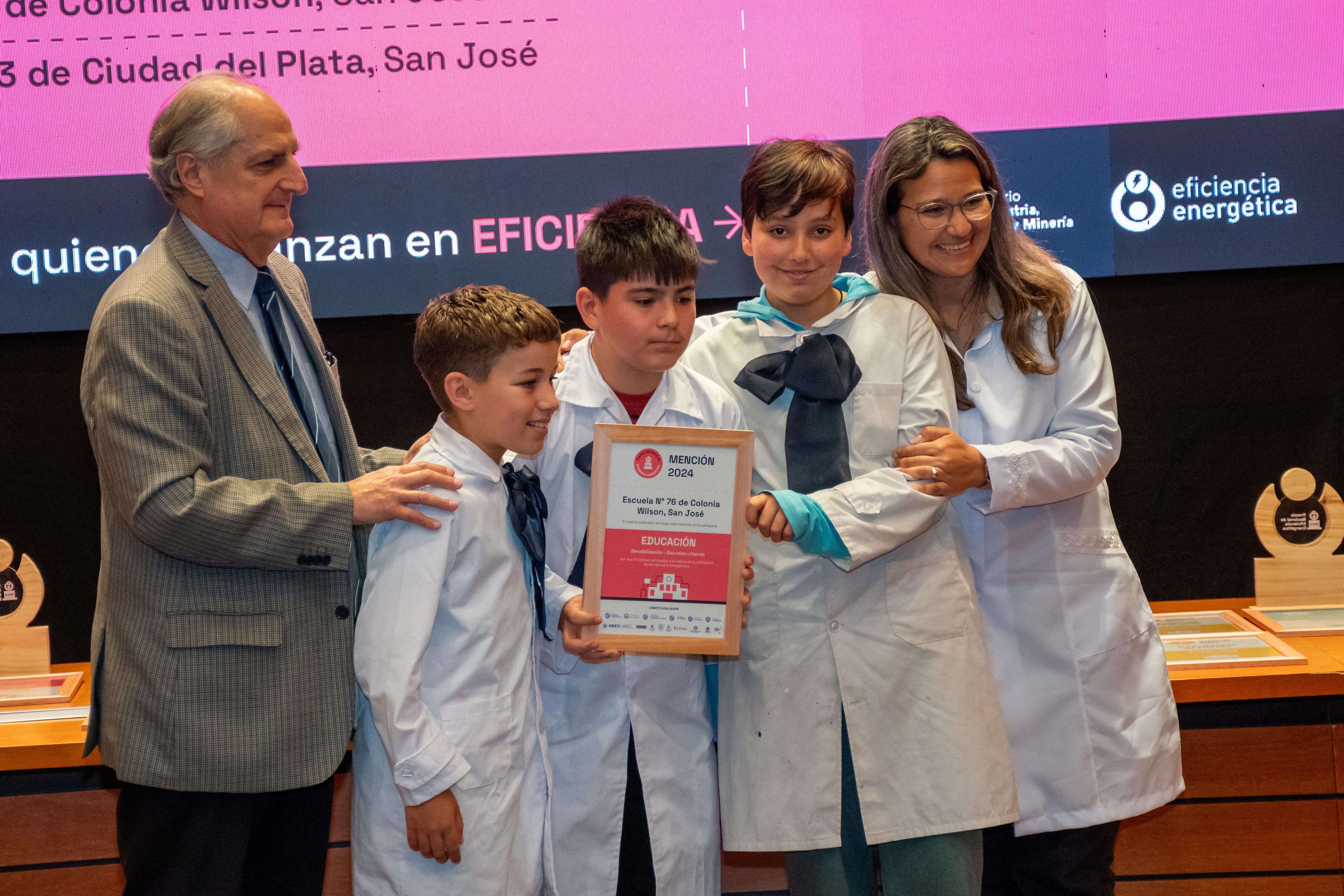 Entrega de premios 2024 de Eficiencia Energética MIEM