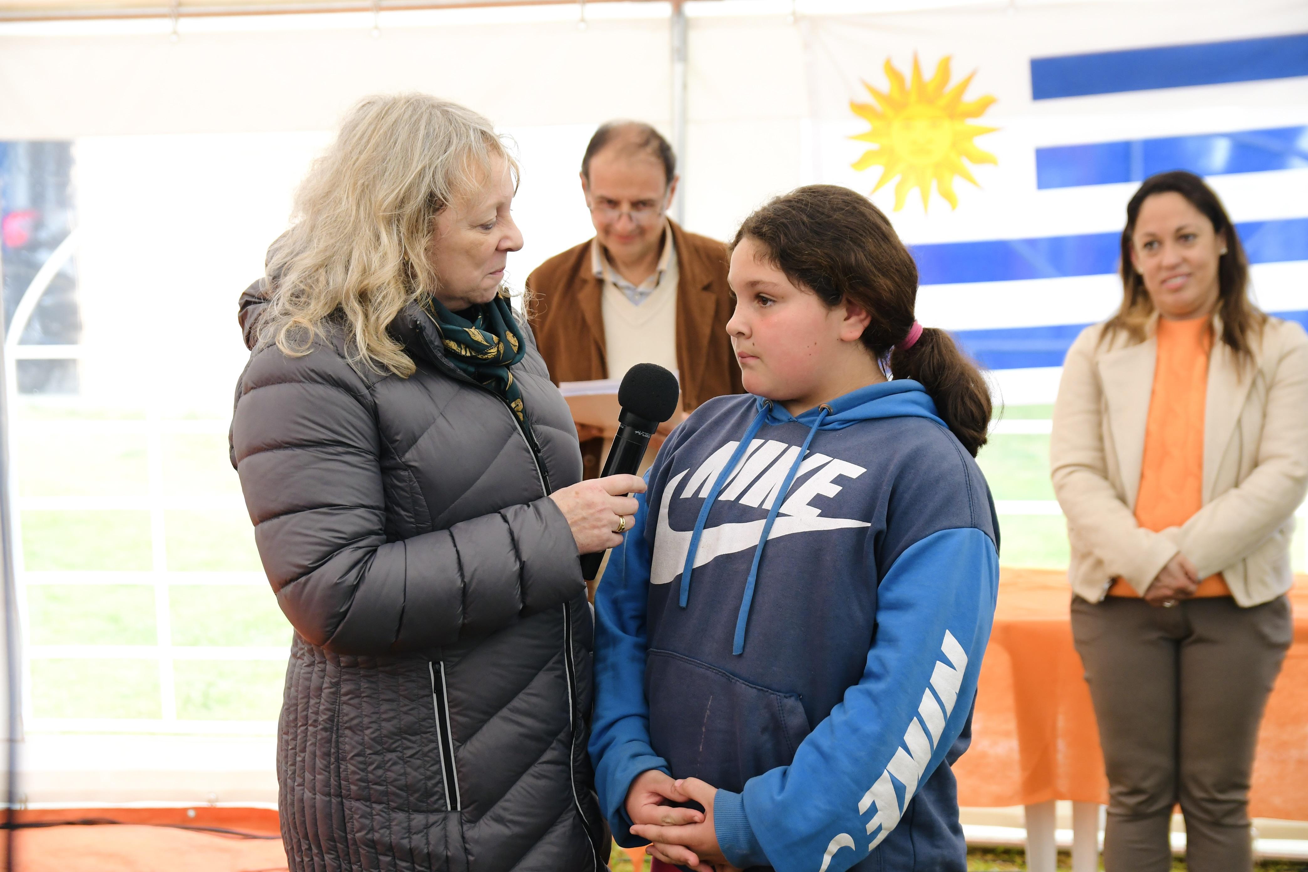 Juliana, alumna de tercer año escolar, compartió sus vivencias