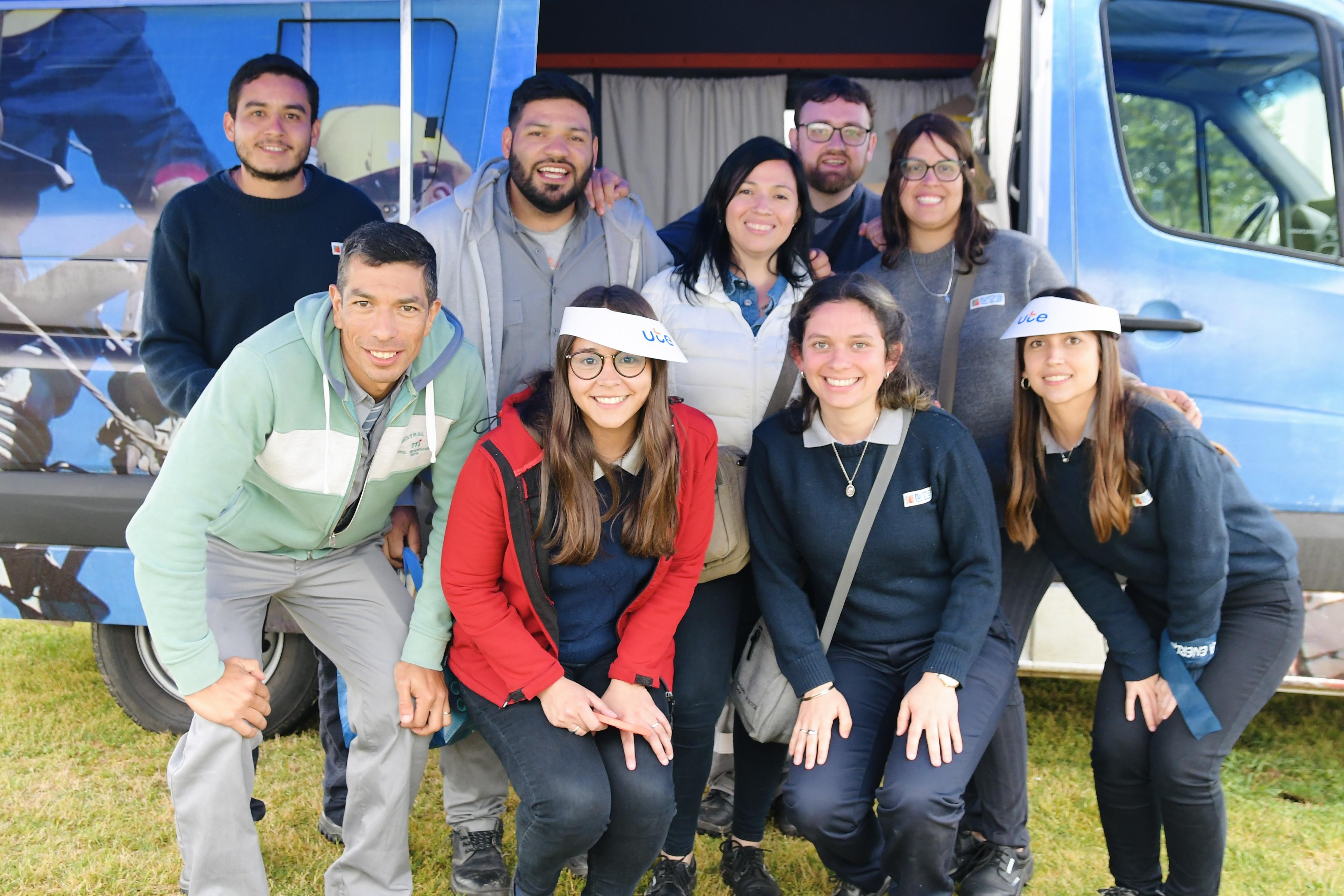 Parte del equipo de Inclusión Social de UTE