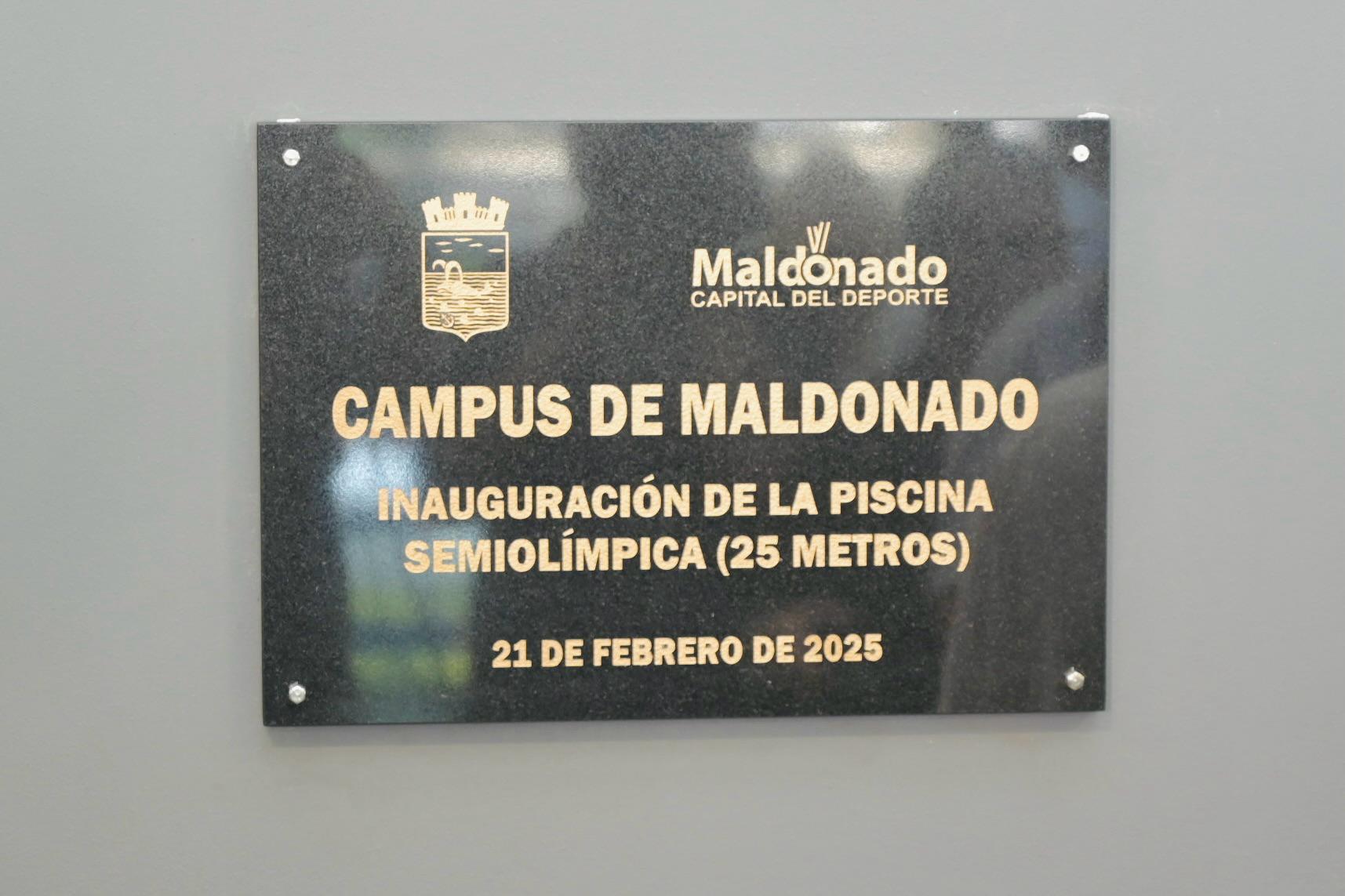 Inauguración de piscina semiolímpica en Campus de Maldonado: UTE y su aporte