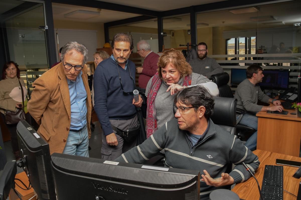 Visita a las instalaciones de UTE en Maldonado