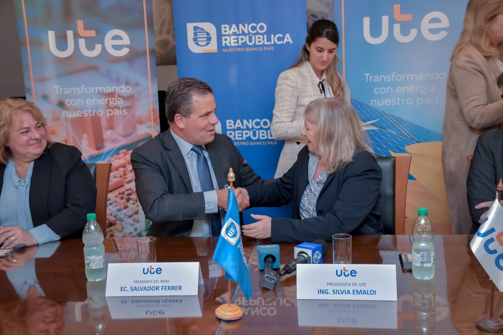 UTE y BROU firmaron un Convenio Marco de Complementación Comercial 