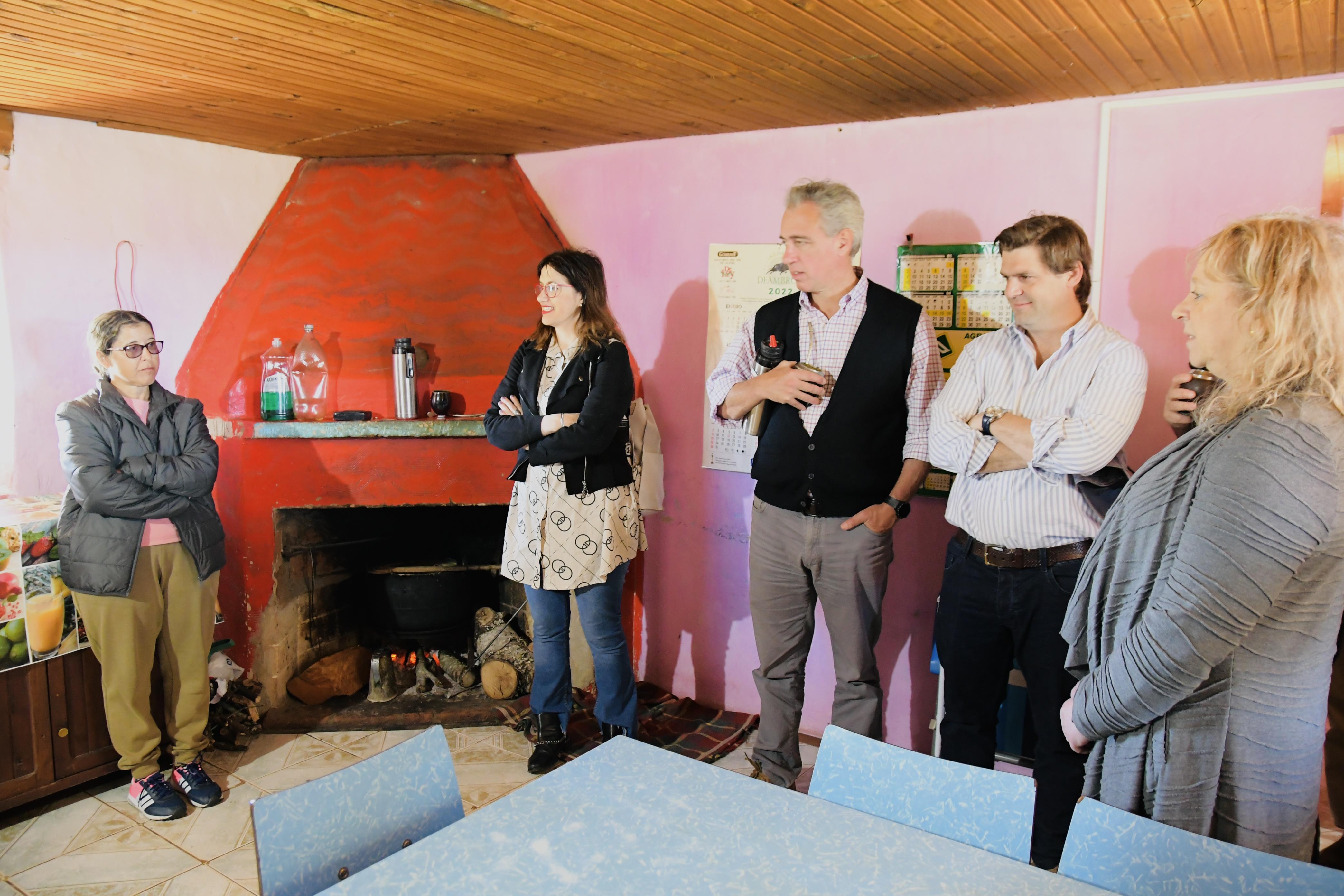 Interior de la vivienda ubicada en Tambores (Tacuarembó)