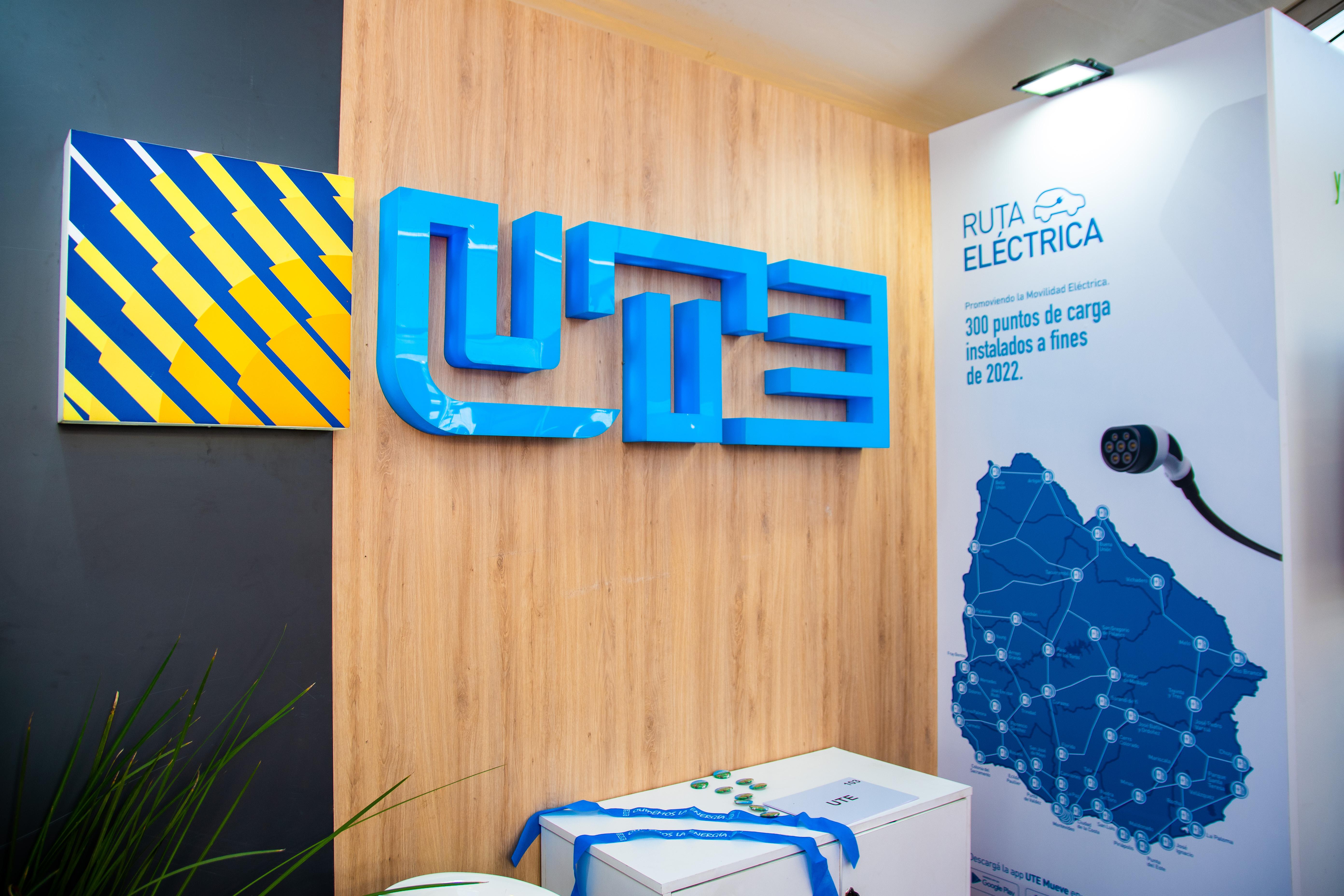Stand de UTE en Expo Uruguay Sostenible 2022
